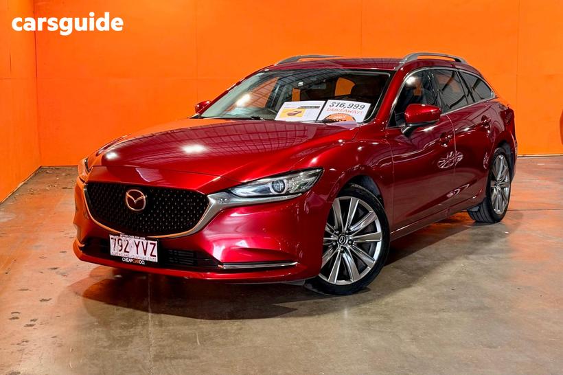 Red 2018 Mazda 6 Wagon Gt