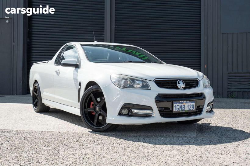 White 2014 Holden UTE Utility Ss-V