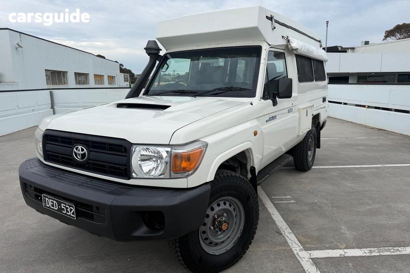 White 2014 Toyota Landcruiser Wagon Workmate (4X4)
