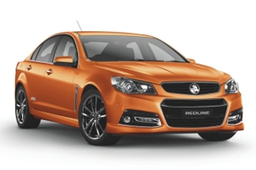 Blue 2015 Holden Commodore Sedan Ss-V Redline