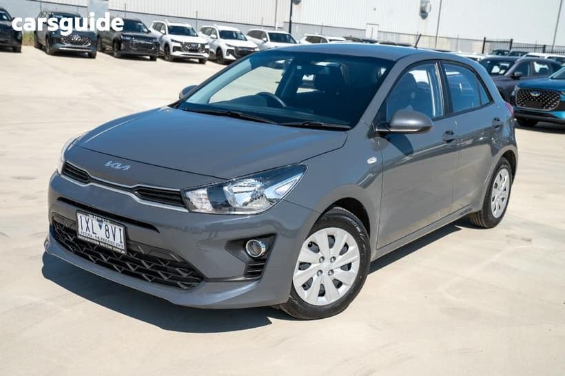 Grey 2023 Kia RIO Hatchback S