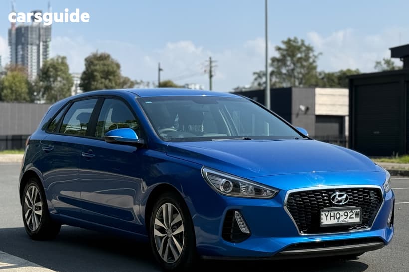 Blue 2018 Hyundai I30 Hatchback Active
