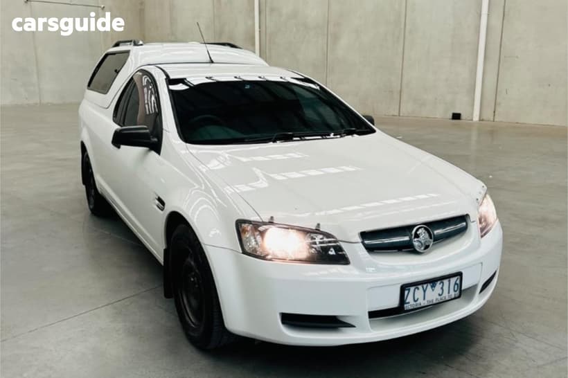 White 2009 Holden Commodore Utility Omega