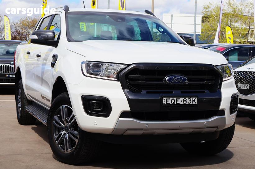 White 2021 Ford Ranger Double Cab Pick Up Wildtrak 2.0 (4X4)