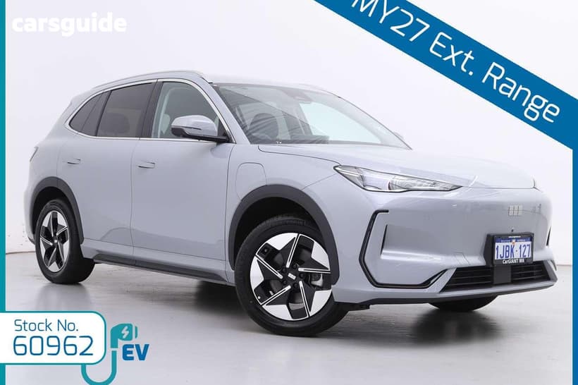 Silver 2026 Geely EX5 Wagon Complete Extended Range
