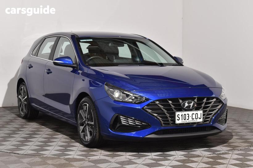 Blue 2022 Hyundai I30 Hatchback Elite