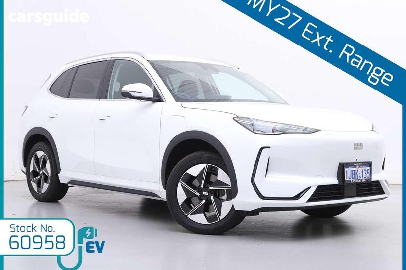 White 2026 Geely EX5 Wagon Complete Extended Range