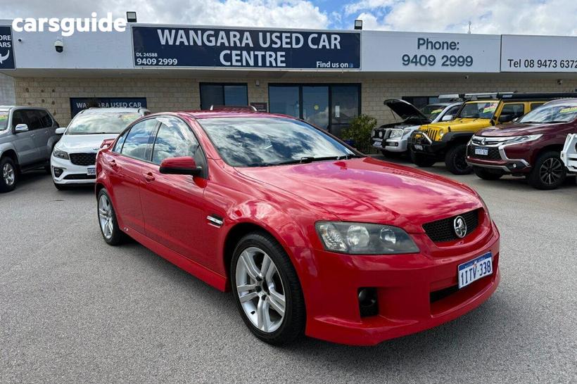 Red 2008 Holden Commodore Sedan Sv6