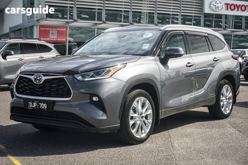 Grey 2024 Toyota Kluger Wagon Grande Hybrid Awd