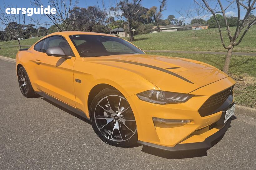 Orange 2022 Ford Mustang Fastback 2.3 Gtdi