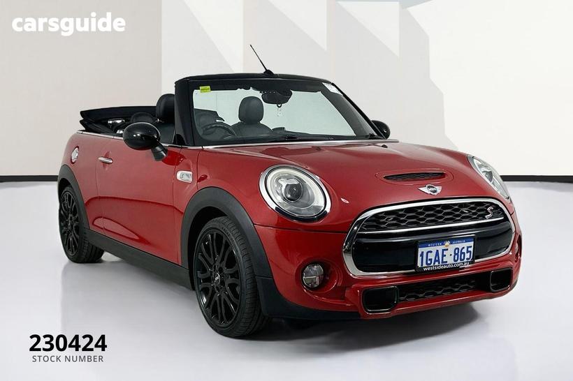 Red 2016 Mini Cabrio Convertible S