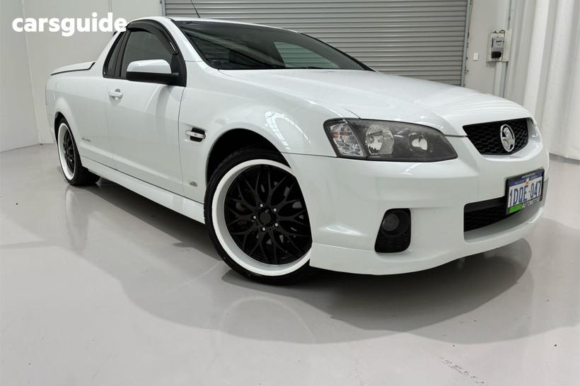 White 2011 Holden Commodore Utility Ss