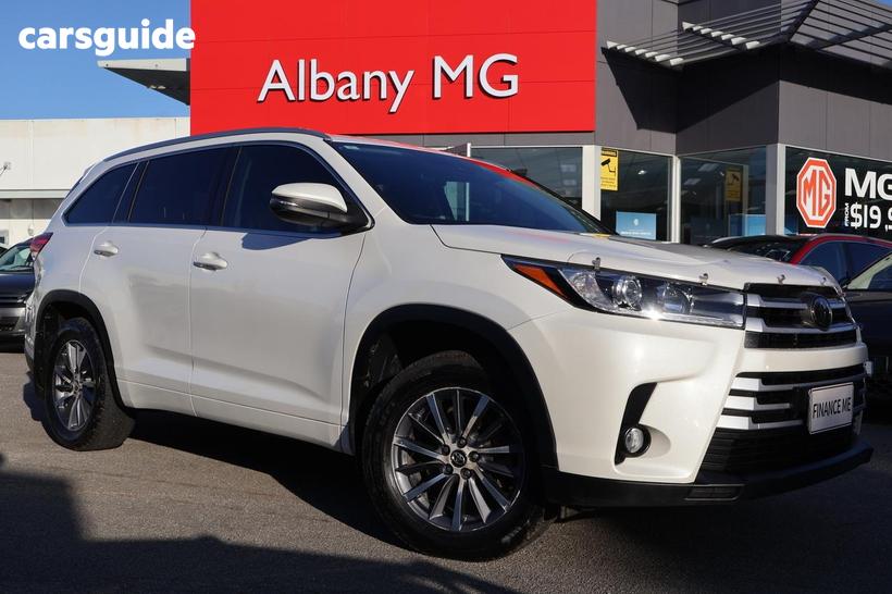 White 2017 Toyota Kluger Wagon Gxl (4X4)