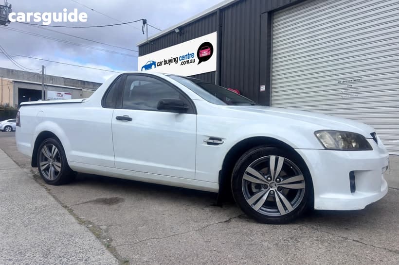 White 2007 Holden Commodore Utility Omega