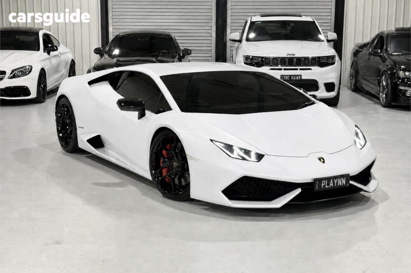 White 2015 Lamborghini Huracan Coupe Lp 610-4