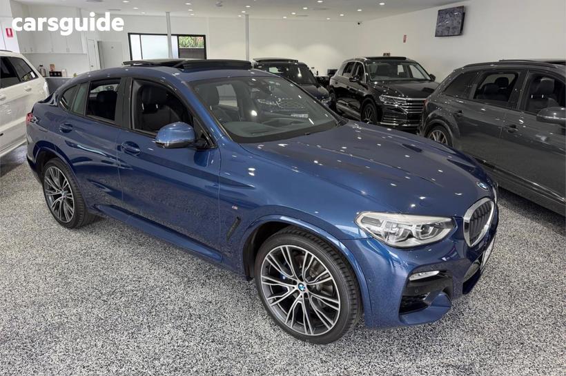 Blue 2018 BMW X4 Coupe Xdrive 30I M Sport