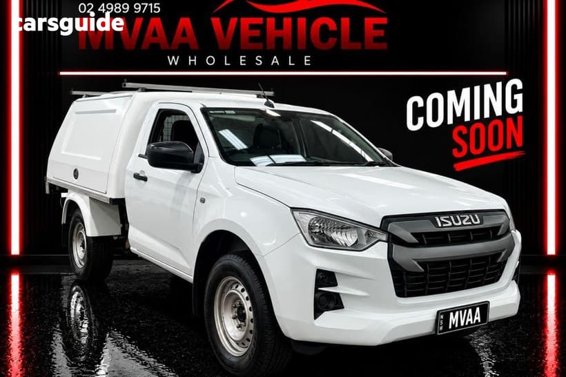 White 2020 Isuzu D-MAX Cab Chassis Sx (4X4)