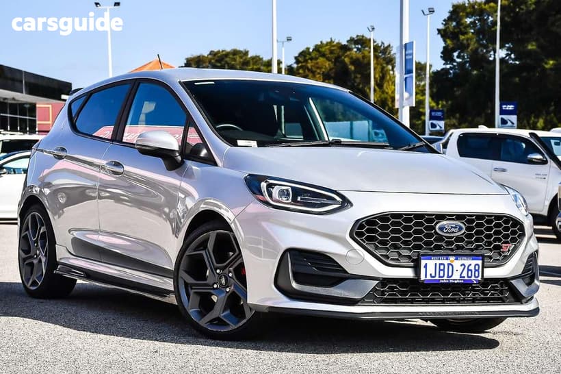 Silver 2022 Ford Fiesta Hatchback St
