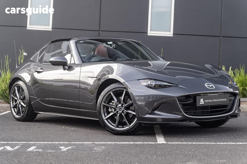 Grey 2017 Mazda MX-5 Convertible Roadster