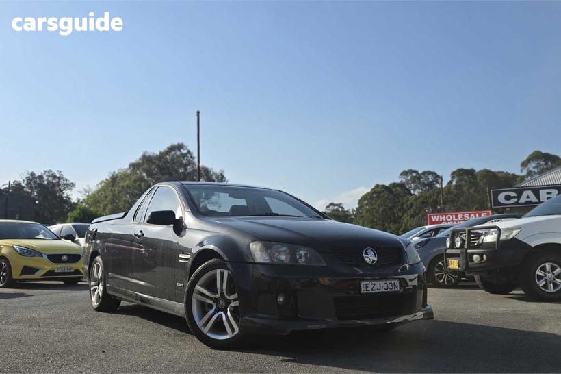 Black 2009 Holden Commodore Utility Sv6