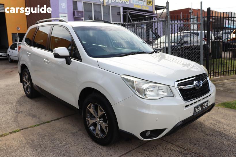 White 2014 Subaru Forester Wagon 2.5I Luxury Limited Edition