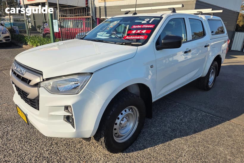 White 2021 Isuzu D-MAX Cab Chassis Sx (4X4)