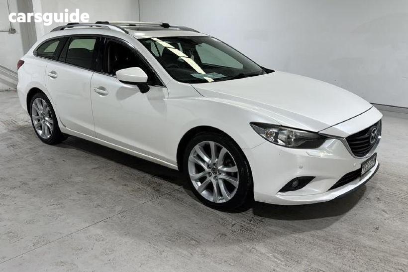 White 2014 Mazda 6 Wagon Gt