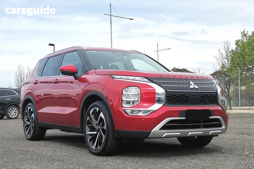 Red 2022 Mitsubishi Outlander Wagon Aspire 7 Seat (2Wd)