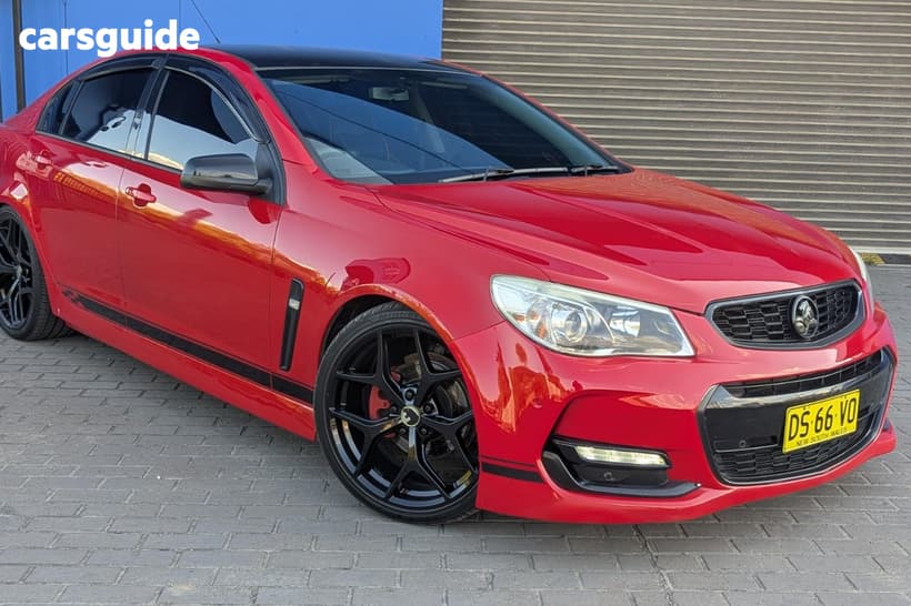 Red 2016 Holden Commodore Sedan Sv6