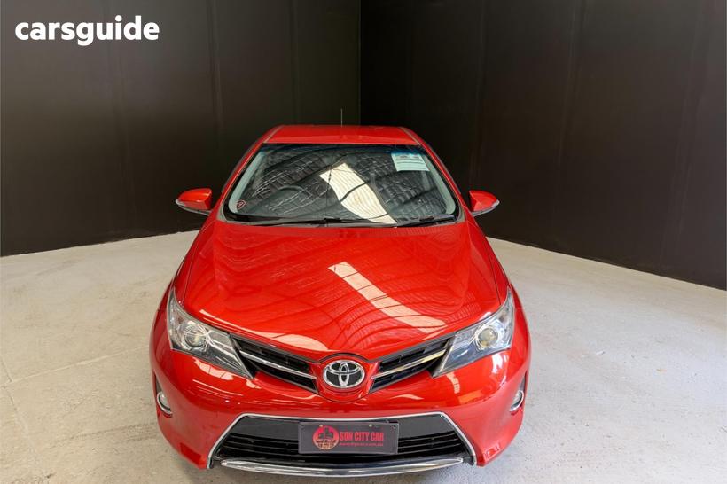 Orange 2012 Toyota Corolla Hatchback Ascent Sport