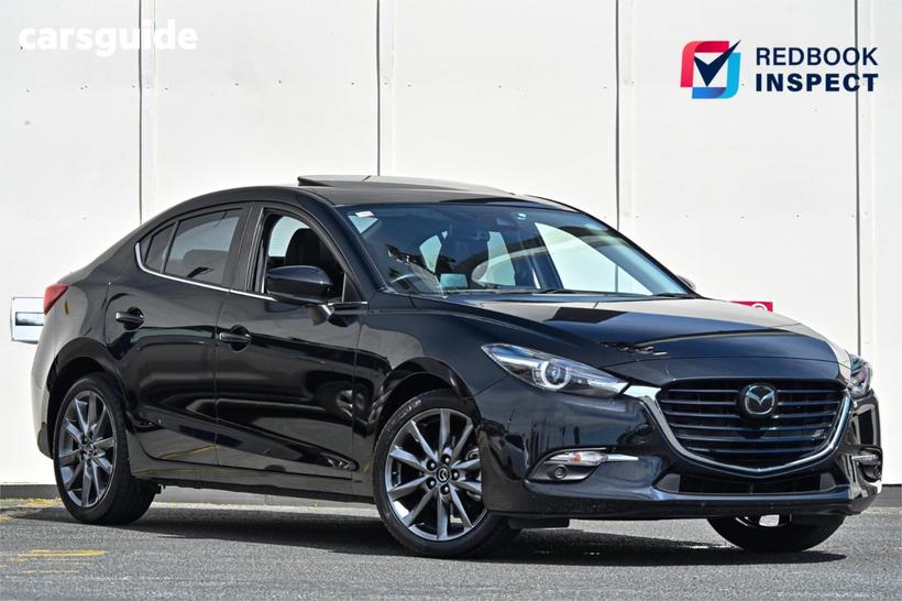Black 2018 Mazda 3 Sedan Sp25 Astina