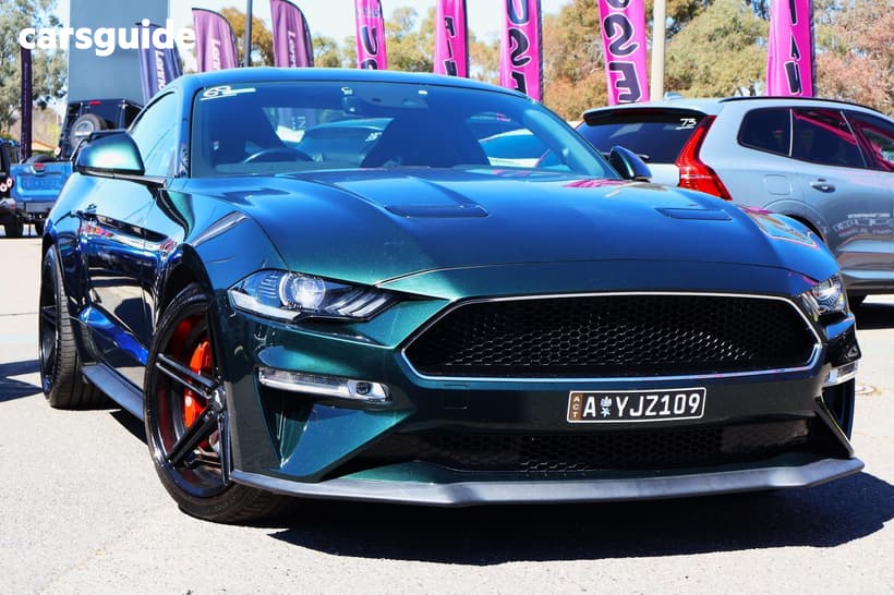 Green 2018 Ford Mustang Coupe Fastback Bullitt