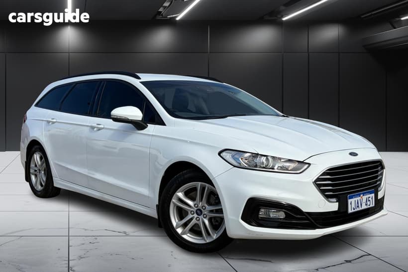 White 2019 Ford Mondeo Wagon Ambiente Tdci