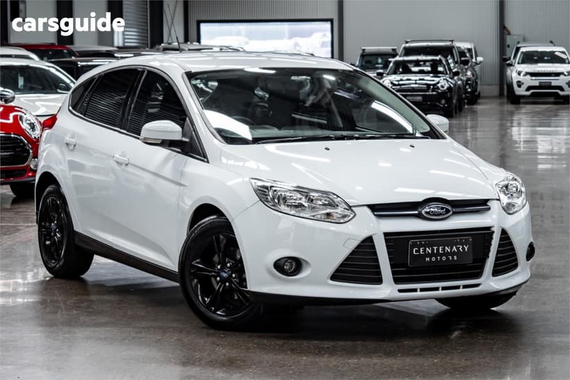 White 2013 Ford Focus Hatchback Trend