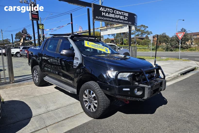 Black 2017 Ford Ranger Dual Cab Pick-up Wildtrak 3.2 (4X4)