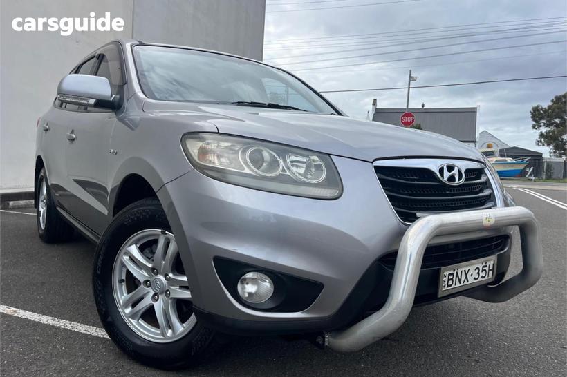 Grey 2010 Hyundai Santa FE Wagon Slx Crdi (4X4)