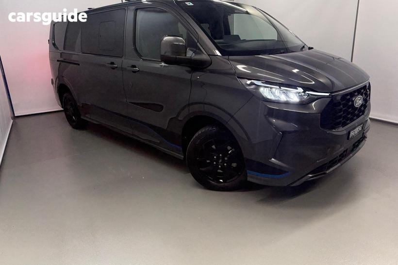 Grey 2024 Ford Transit Custom Dual Cab Van Sport Dciv (Lwb)