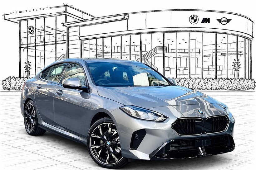 Grey 2026 BMW 218 Coupe M Sport Gran Coupe