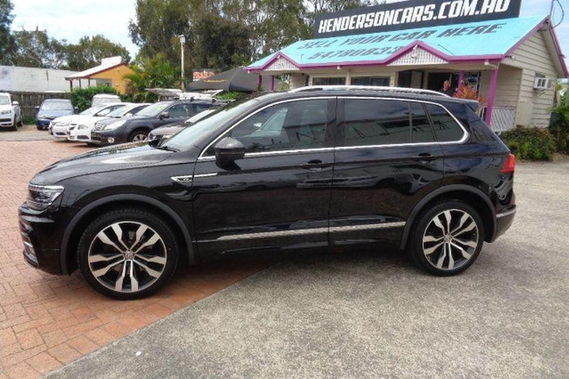 Black 2020 Volkswagen Tiguan Wagon 162 Tsi Highline