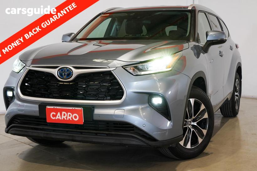 Blue 2022 Toyota Kluger Wagon Gxl Hybrid Awd