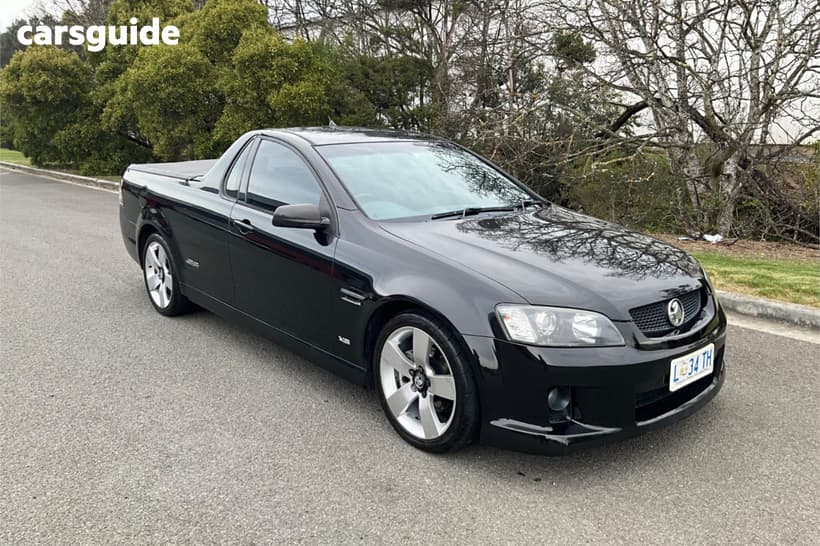 Black 2009 Holden Commodore Utility Ss-V