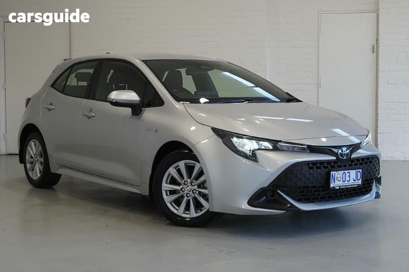 Silver 2022 Toyota Corolla Hatchback Ascent Sport Hybrid