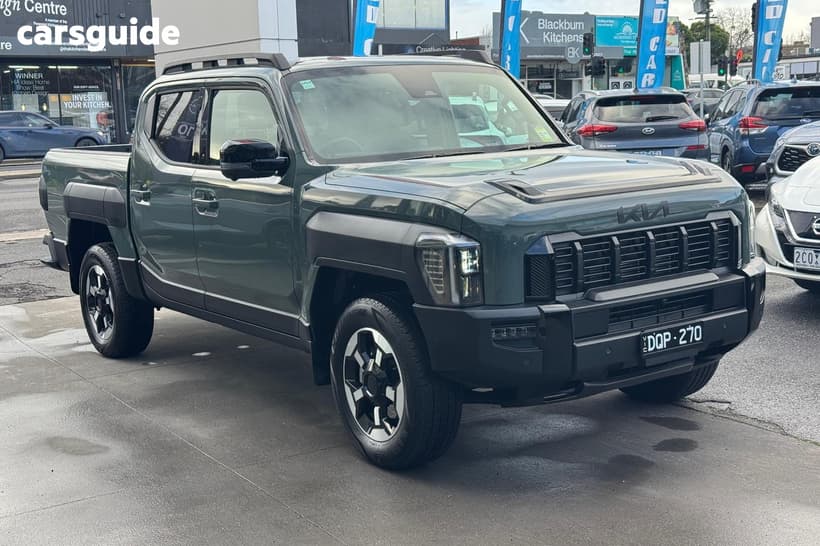 Green 2025 Kia Tasman Double Cab Pick Up X-Line (4X4) (0.9T) Bdy Fender