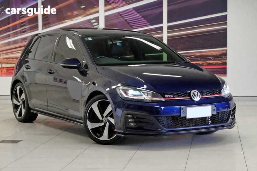Blue 2020 Volkswagen Golf Hatchback Gti