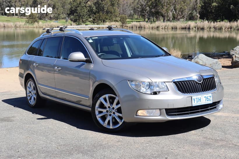 White 2012 Skoda Superb Wagon 125 Tdi Elegance