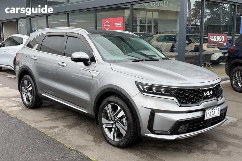 Silver 2023 Kia Sorento Wagon Gt-Line 7 Seat Hev Awd