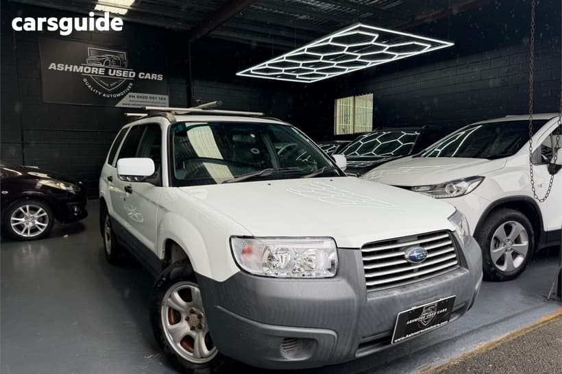 White 2005 Subaru Forester Wagon X
