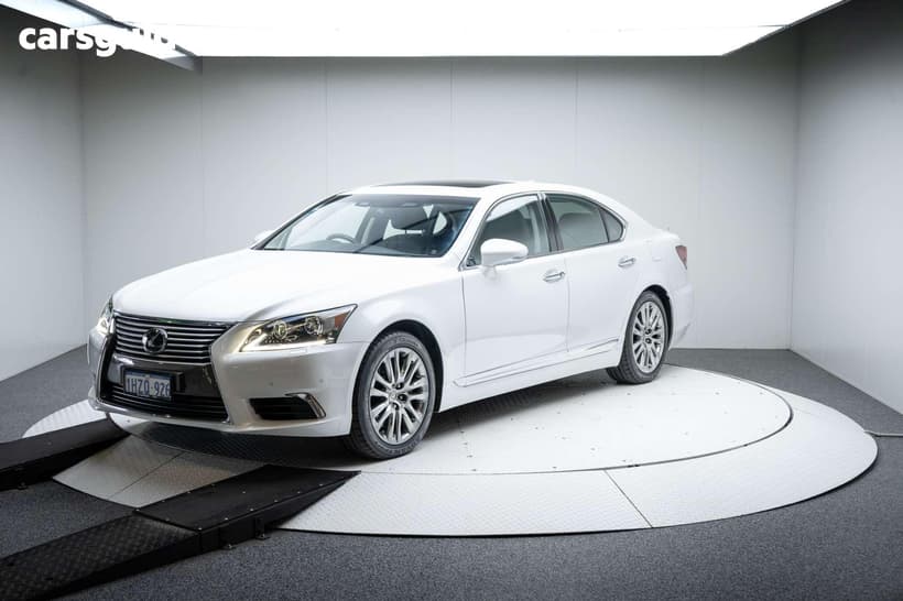 White 2017 Lexus LS460 Sedan Sports Luxury
