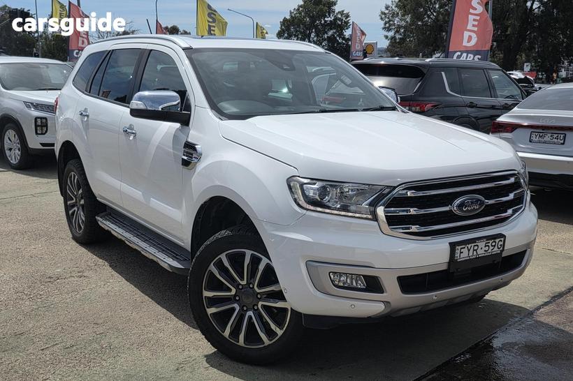 White 2018 Ford Everest Wagon Titanium (4Wd 7 Seat)