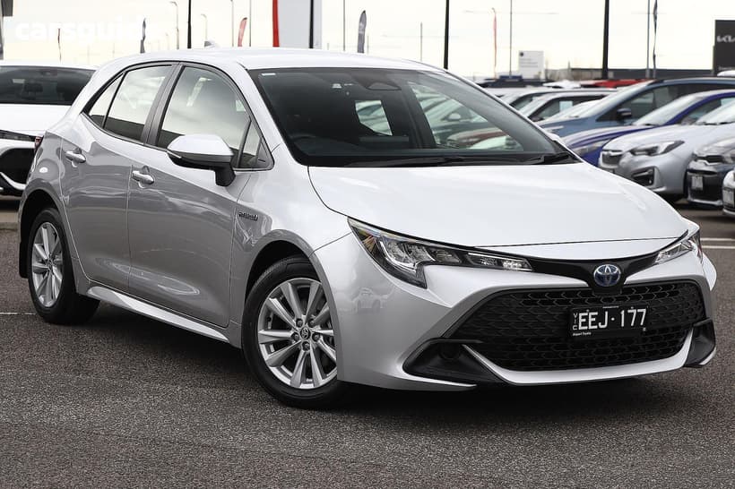 Silver 2023 Toyota Corolla Hatchback Ascent Sport Hybrid